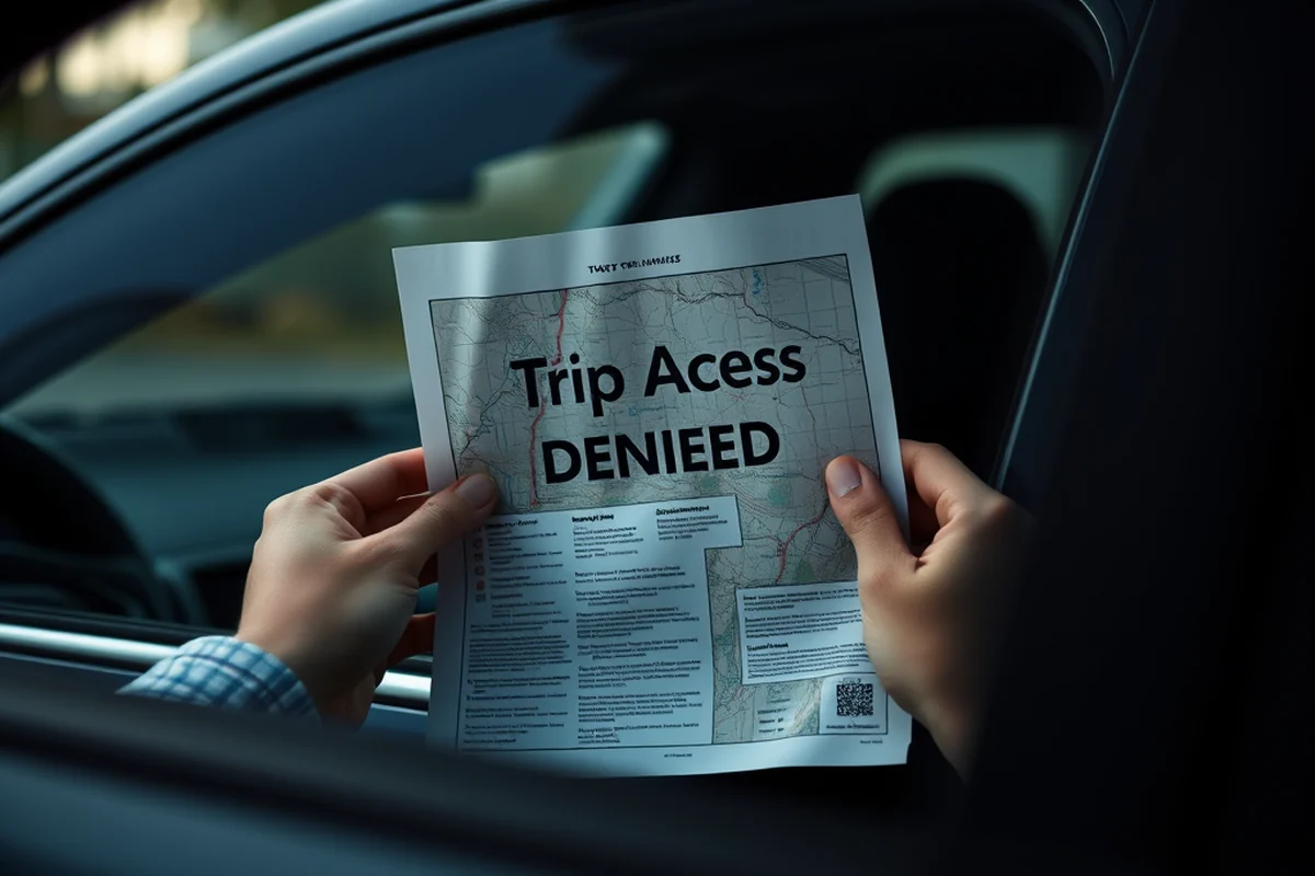 trip access denied — Trip Access Denied (step by step)