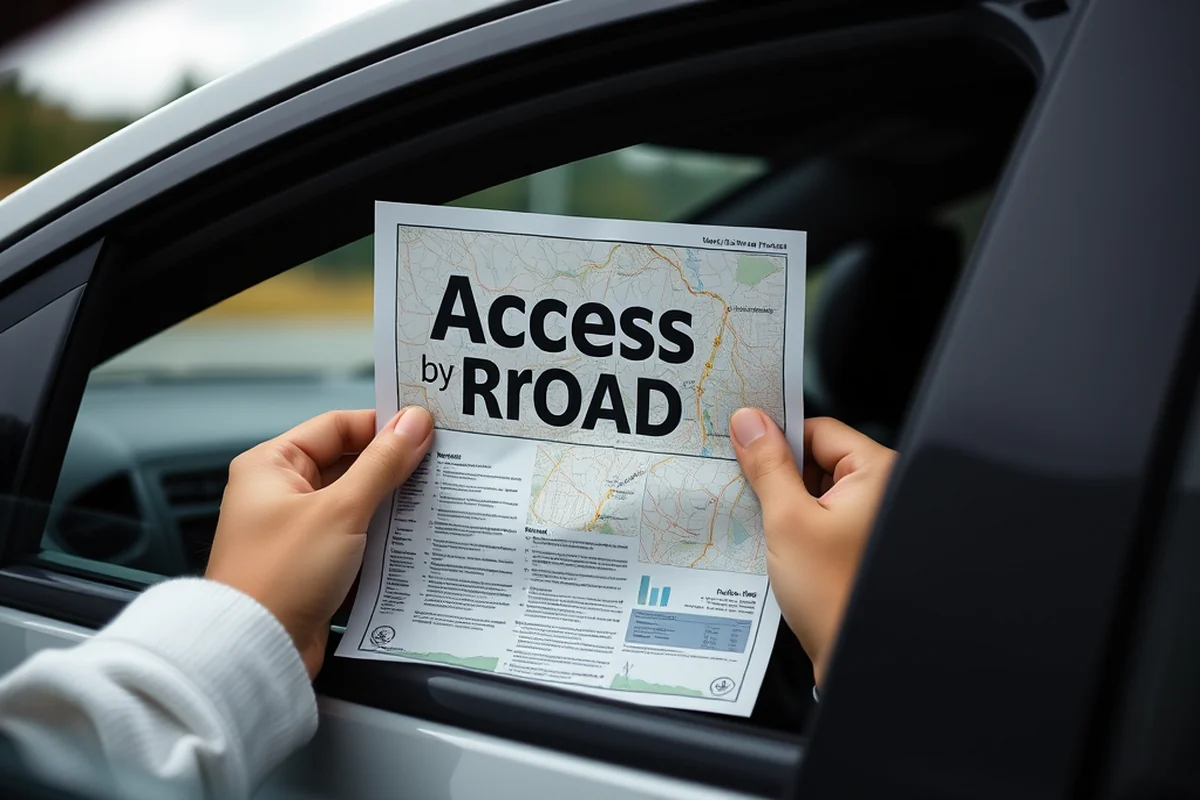 access by road — Access By Road (step by step)