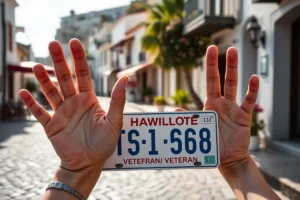 Disabled Veteran License Plate