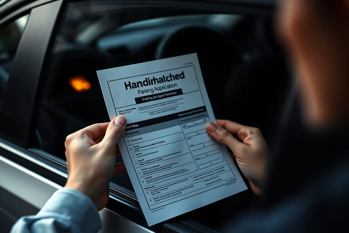 handicapped parking application — Handicapped Parking Application (step by step)